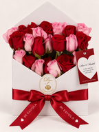Sobre de amor. Rosas Amor y Amistad