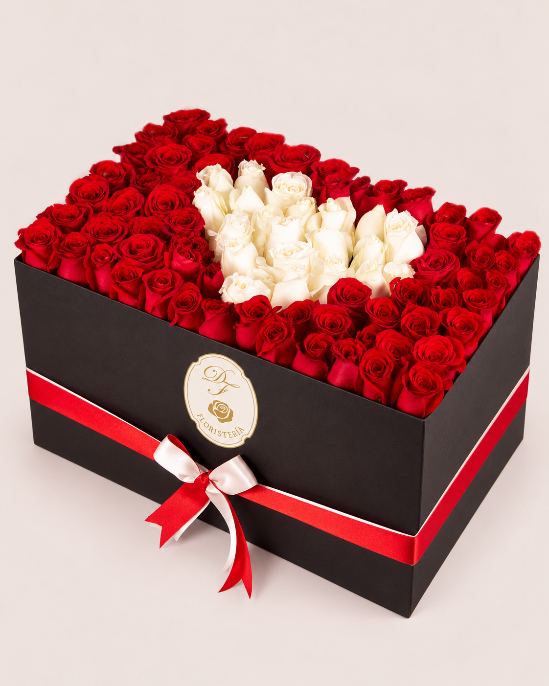 Marco de Rosas. Diseño floral Amor y Amistad