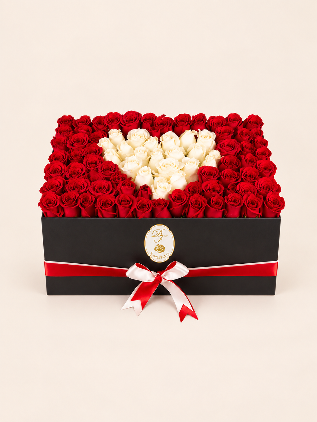 Marco de Rosas. Diseño floral Amor y Amistad