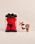 Oso de rosas + Fresas con chocolate ·  combo de Amor y Amistad