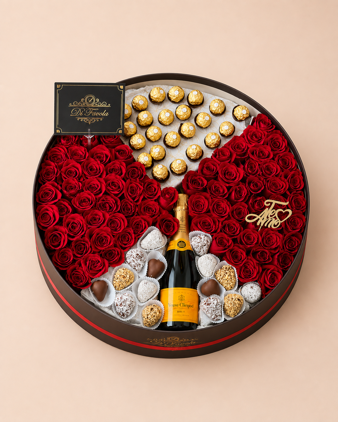 Rosas luxury: cilindro king  - Veuve
