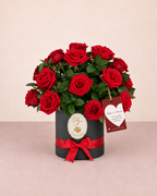 Amor y Amistad  Arreglo redondo: Jardín de Amor x 30 rosas ''Premiun''