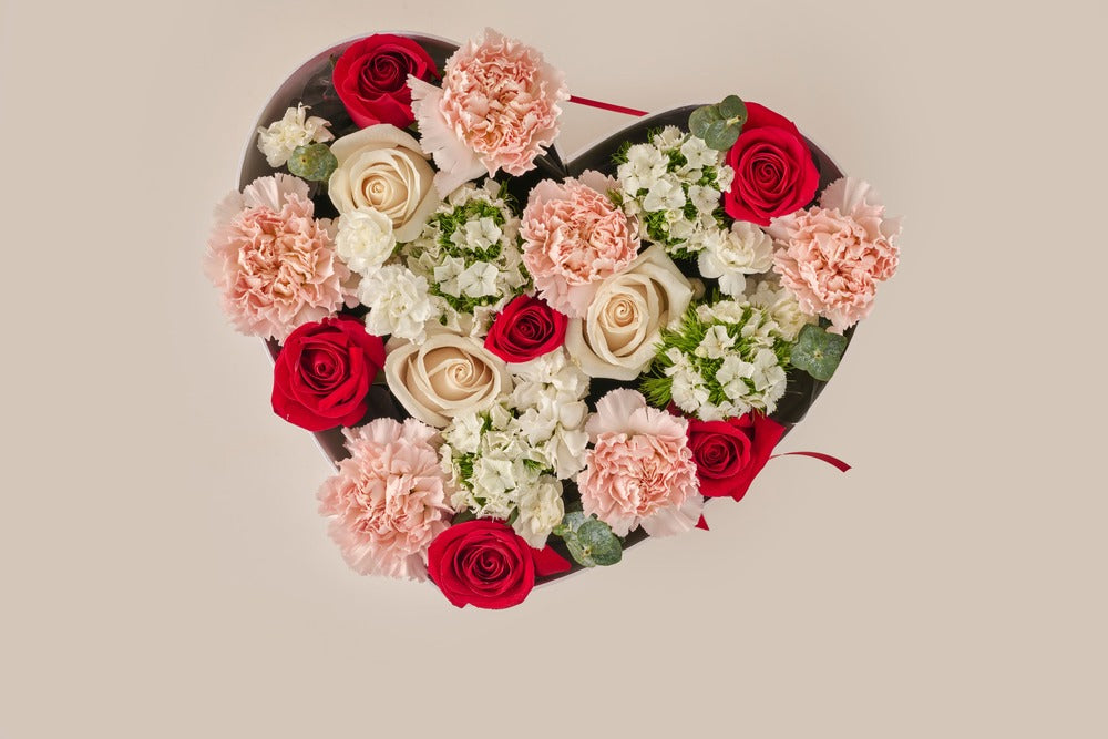 Llamada al corazón. Flores mixtas
