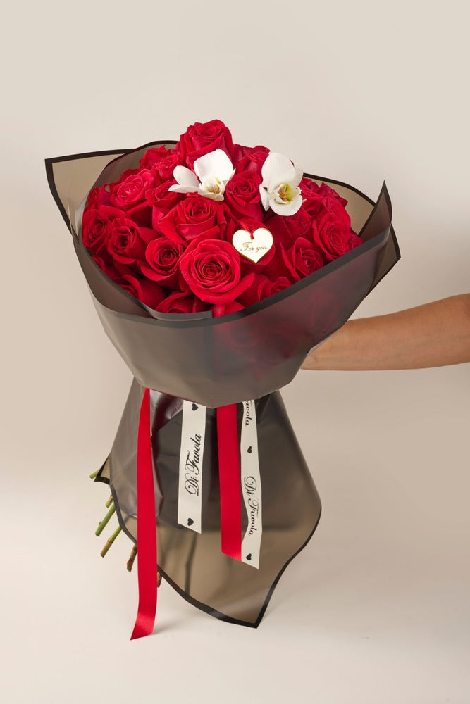 Bouquet mazzo y orquídea