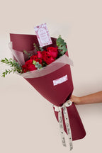 Atado de amor rosas naturales