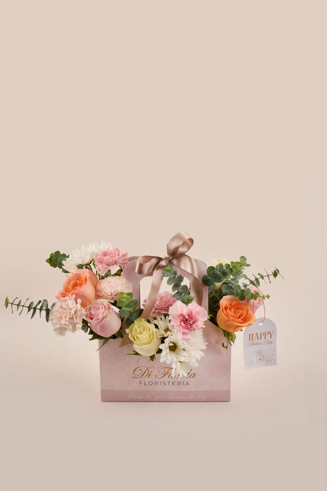 Bolso Aura Rosé floral