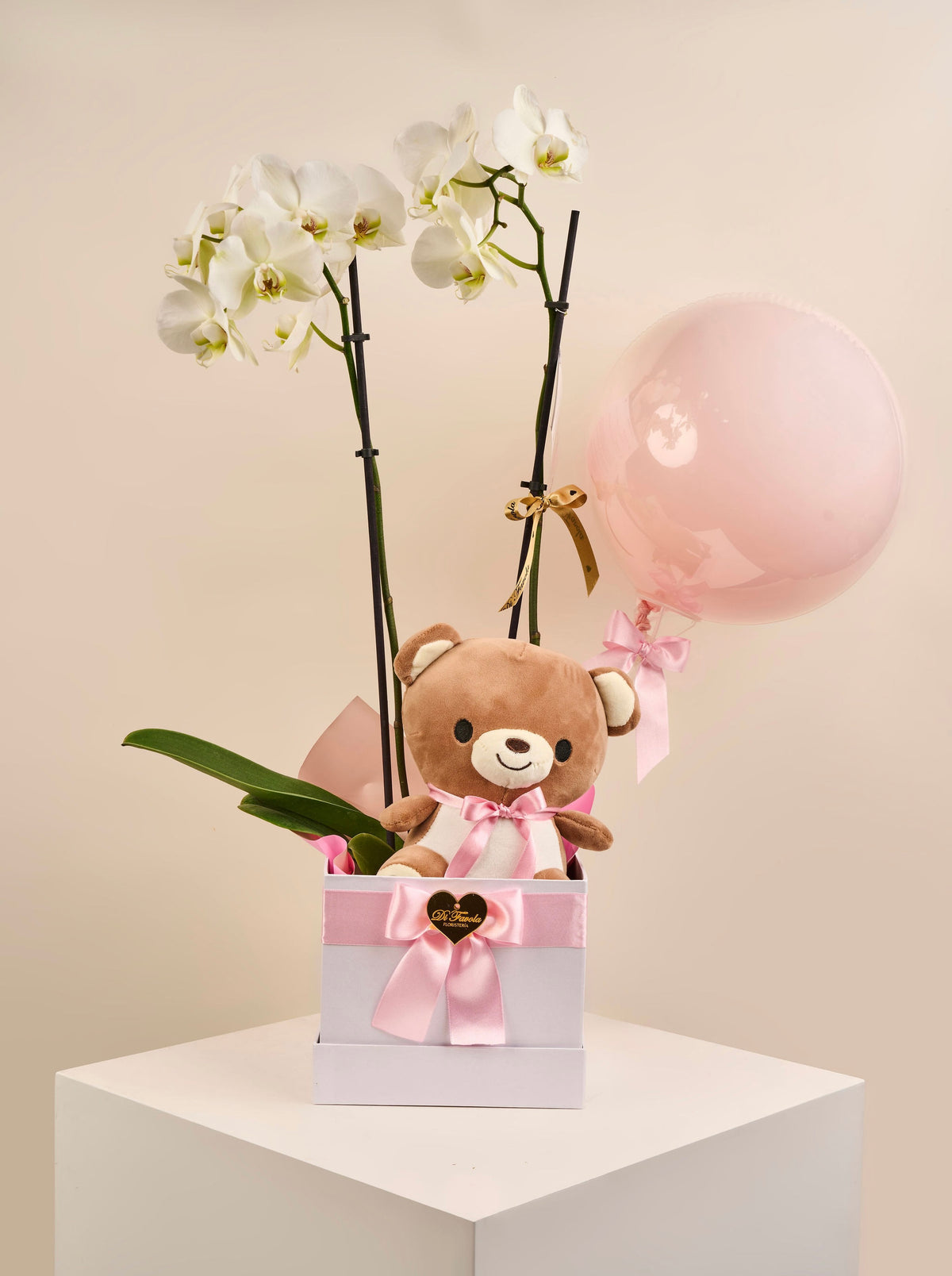 Juliette box : orquídea y osito