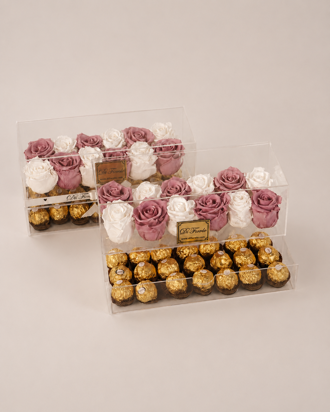 Cofre acrílico preservado grande - Ferrero Rocher