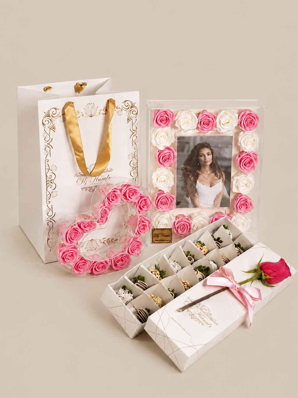 Love Story Combo rosas preservadas