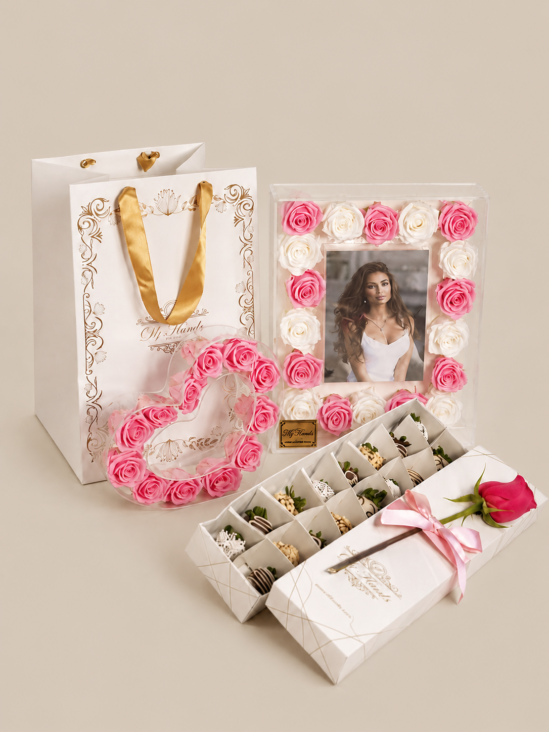 Love Story Combo rosas preservadas