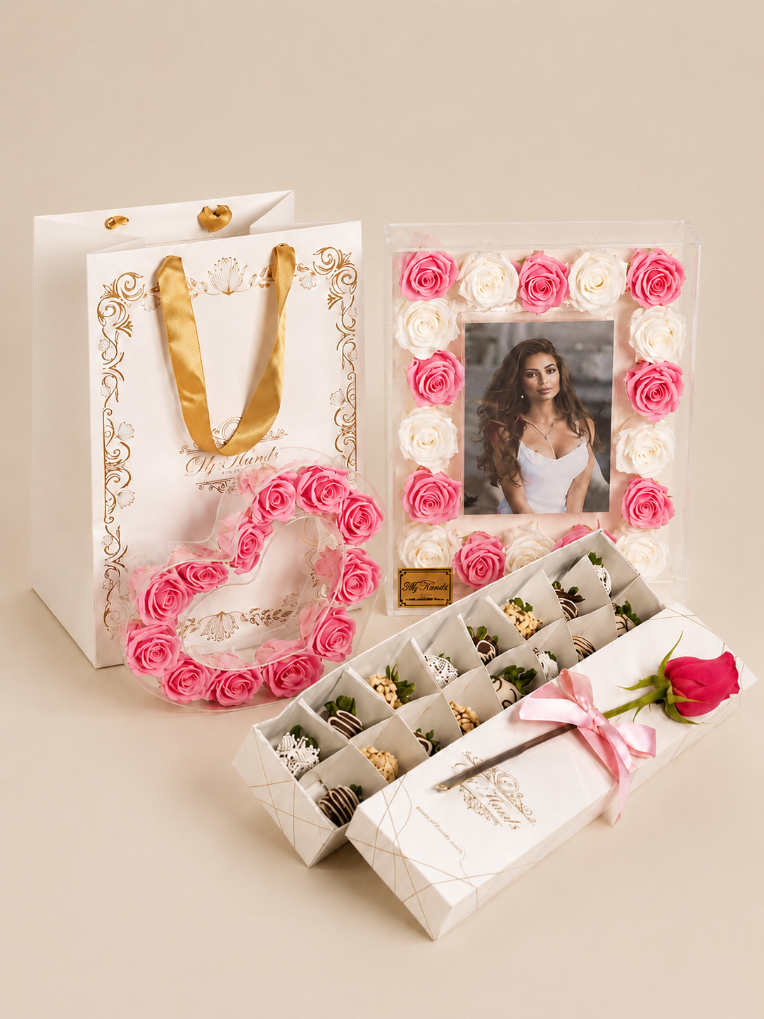 Love Story Combo rosas preservadas